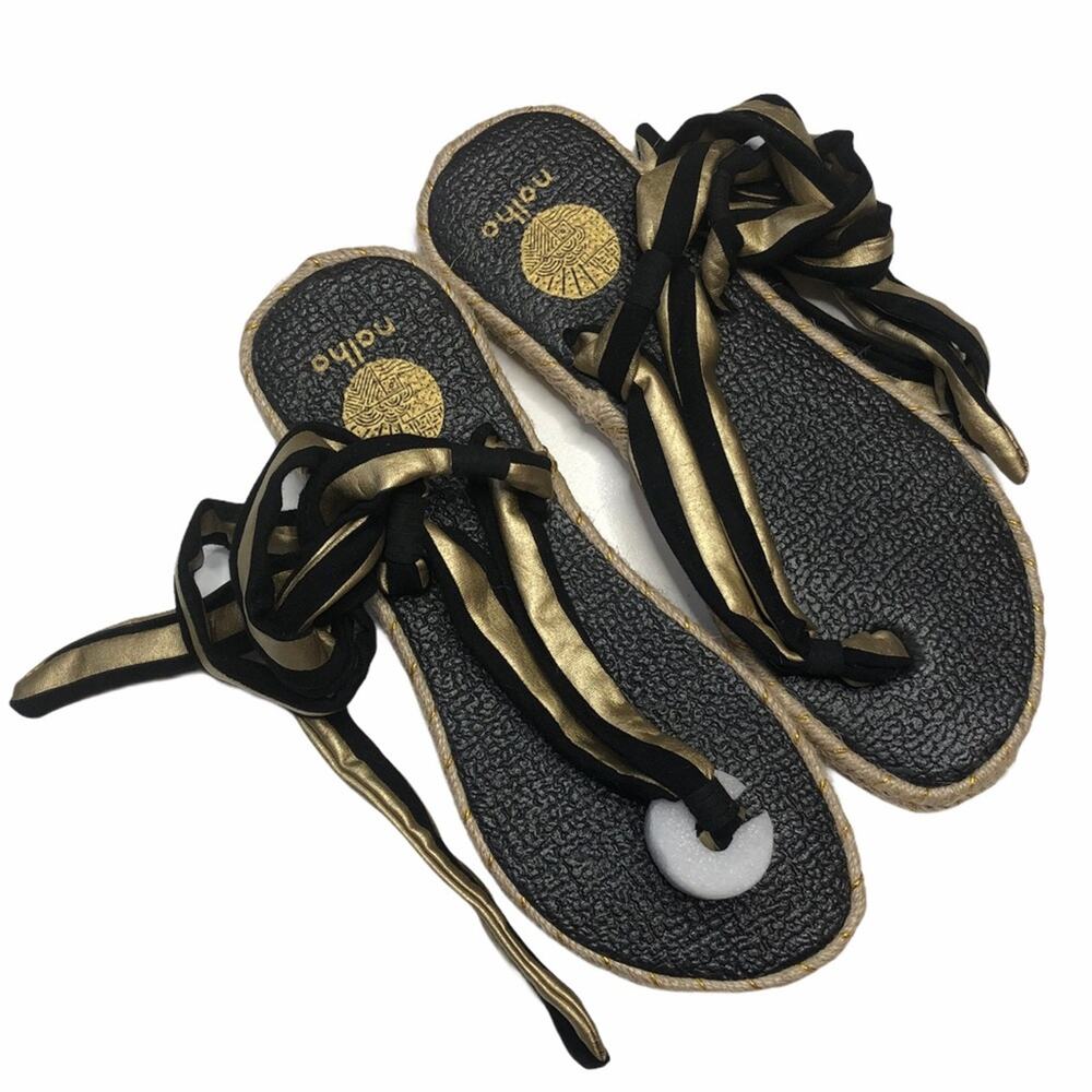 Nalho Memory Foam Yoga Mat Wrap espadrille Sandals